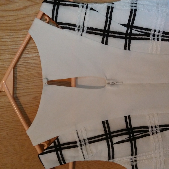 Plaid Embroidered Patterned Formal Dress - Picture 2 of 6